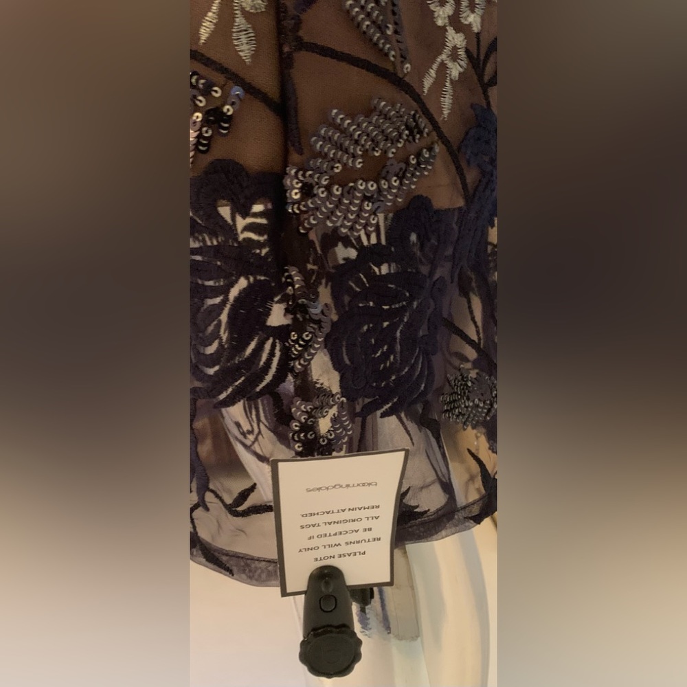 Bronx and Banco Tunisia Floral Embroidered Sequin Dress. - Picture 9 of 10